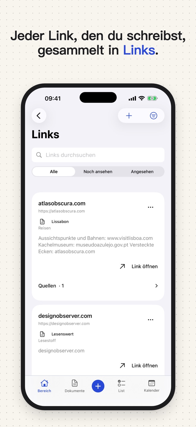 Die Links-Sammlung in Stenne.
