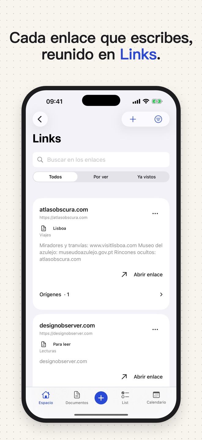 La colección Links en Stenne.