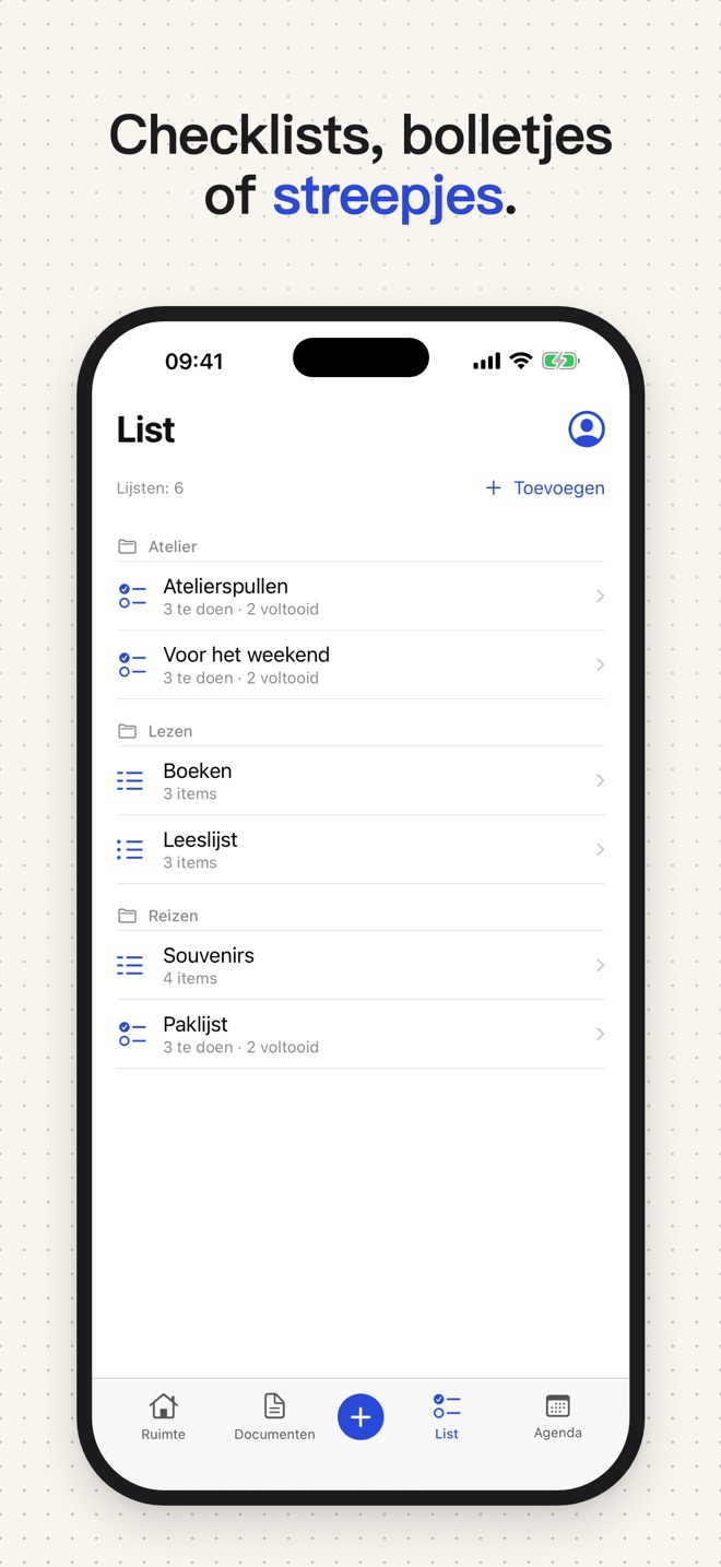 Een checklist in Stenne.