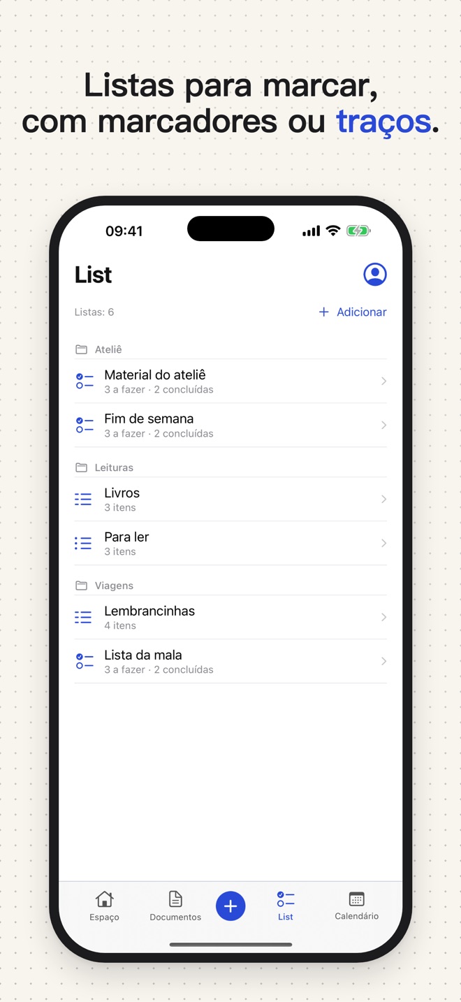 Uma checklist no Stenne.